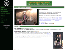 Tablet Screenshot of greendayvideos.com